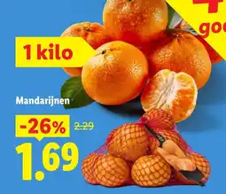 Lidl Mandarijnen aanbieding
