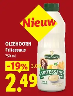 Lidl Oliehoorn Fritessaus aanbieding
