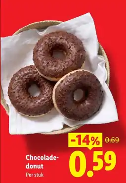 Lidl Chocolate-donut aanbieding