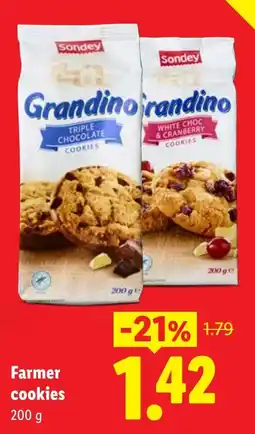 Lidl Farmer cookies aanbieding