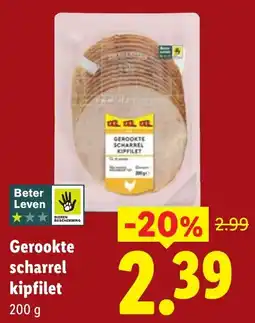 Lidl Gerookte scharrel kipfilet aanbieding