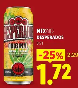 Lidl Desperados aanbieding