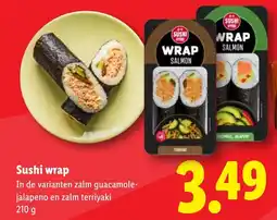 Lidl Sushi wrap aanbieding