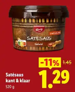 Lidl Kania Satésaus aanbieding