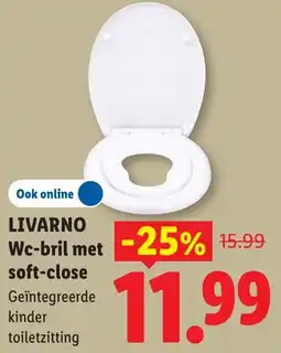 Lidl Livarno Wc-bril aanbieding