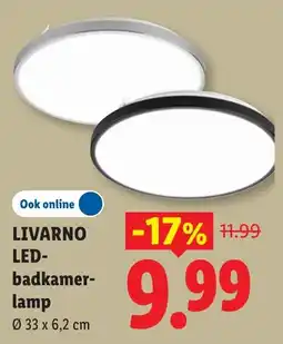 Lidl Livarno LED-badkamerlamp aanbieding