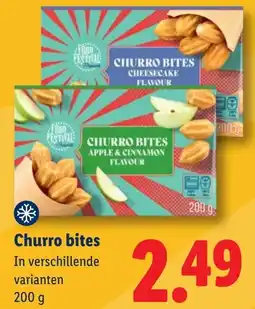 Lidl Churro bites aanbieding