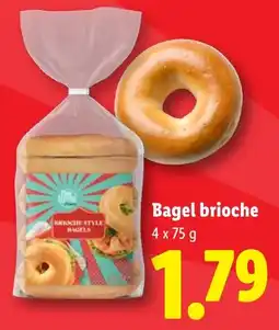 Lidl Bagel brioche aanbieding