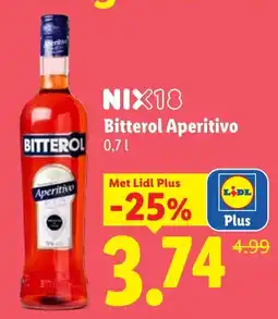Lidl Bitterol Aperitivo aanbieding