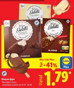 Lidl Bon Gelati ijsjes aanbieding