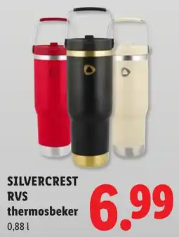 Lidl Silvercrest RVS thermosbeker aanbieding