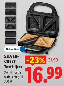Lidl Silvercrest Tosti-ijzer aanbieding