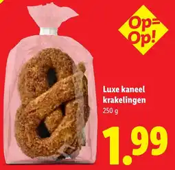 Lidl Luxe kaneel krakelingen aanbieding