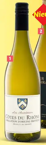 Lidl Côtes du Rhône Blanc aanbieding