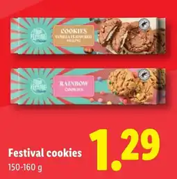 Lidl Festival cookies aanbieding