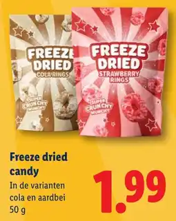 Lidl Freeze dried candy aanbieding