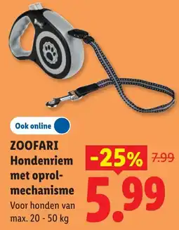 Lidl Zoofari Hondenriem aanbieding