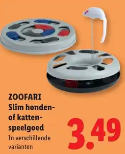 Lidl Zoofari Slim honden- of katten-speelgoed aanbieding
