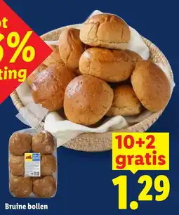 Lidl Bruine bollen aanbieding