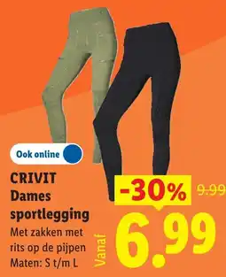 Lidl Crivit Dames sportlegging aanbieding