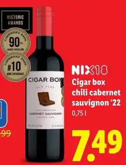 Lidl Cigar Box Chili Cabernet Sauvignon aanbieding