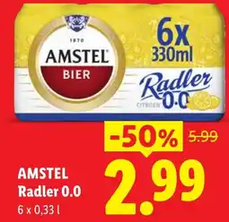 Lidl Amstel Radler 0.0 aanbieding