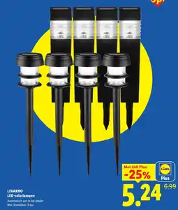 Lidl Livarno LED-solarlampen aanbieding