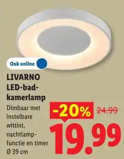 Lidl Livarno LED-badkamerlamp aanbieding