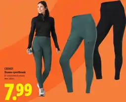 Lidl Crivit Dames sportbroek aanbieding