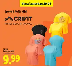 Lidl Crivit Dames sportshirt aanbieding