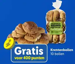 Lidl Krentenbollen aanbieding