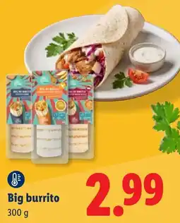 Lidl Big burrito aanbieding