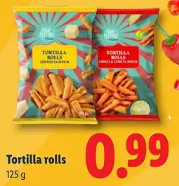 Lidl Tortilla rolls aanbieding