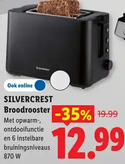 Lidl Silvercrest Broodrooster aanbieding
