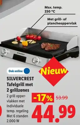 Lidl Silvercrest Tafelgrill aanbieding