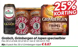 Dekamarkt Grolsch, Grimbergen of Jopen speciaalbier aanbieding