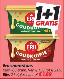 Dekamarkt Eru smeerkaas aanbieding