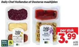Dekamarkt Daily Chef Hollandse of Oosterse maaltijden aanbieding