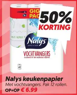 Dekamarkt Nalys keukenpapier aanbieding