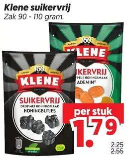 Dekamarkt Klene suikervrij aanbieding