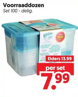 Dekamarkt Voorraaddozen aanbieding