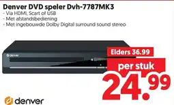 Dekamarkt Denver DVD speler aanbieding