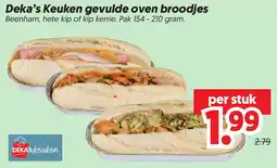 Dekamarkt Deka's Keuken gevulde oven broodjes aanbieding
