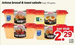 Dekamarkt Johma brood & toast salade aanbieding