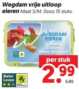 Dekamarkt Wegdam vrije uitloop eieren aanbieding