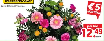 Dekamarkt weekendboeket aanbieding