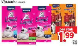 Dekamarkt Vitakraft Liquid Snack aanbieding