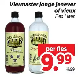 Dekamarkt Viermaster jonge jenever of vieux aanbieding