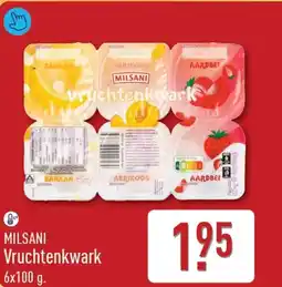 ALDI Milsani vruchtenkwark aanbieding