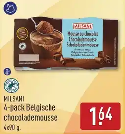 ALDI Milsani belgische chocolademousse aanbieding